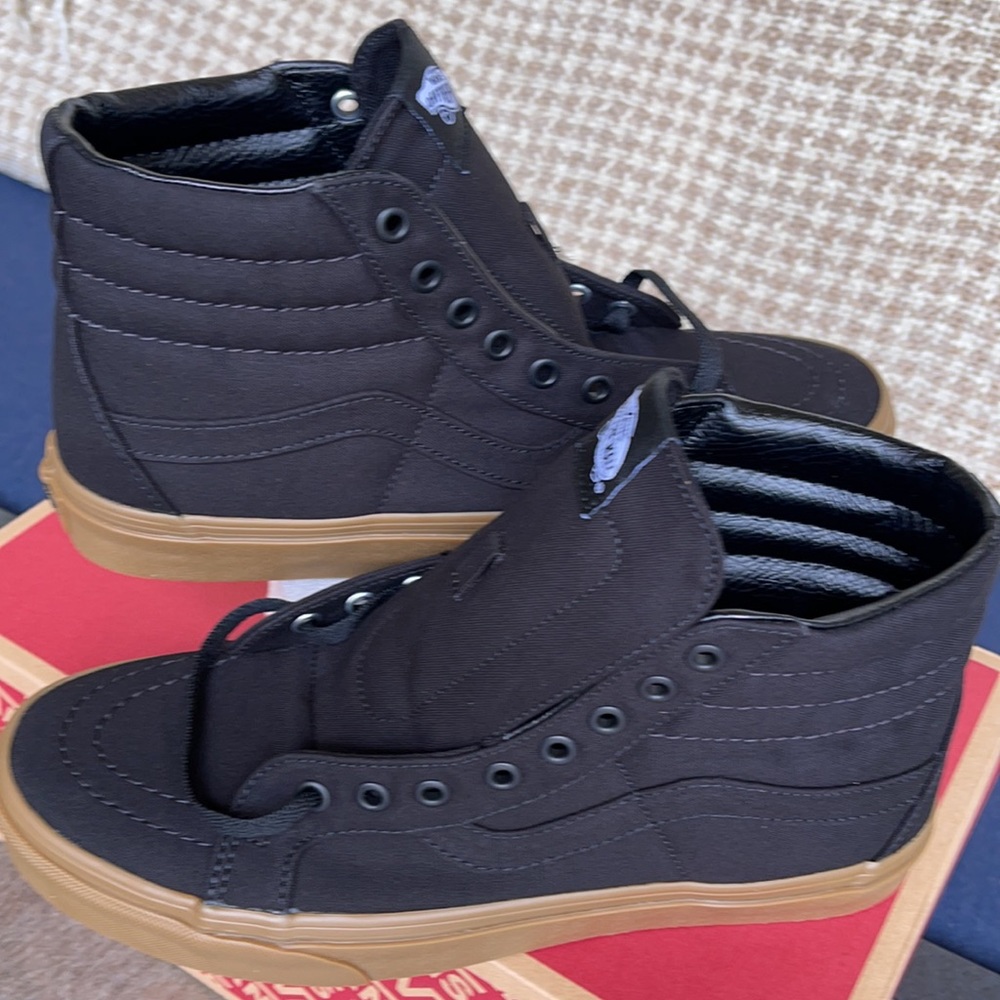 Vans Sk8-Hi Reissued Canvas Gum Black/Light Gum Mn - Picture 11 of 16
